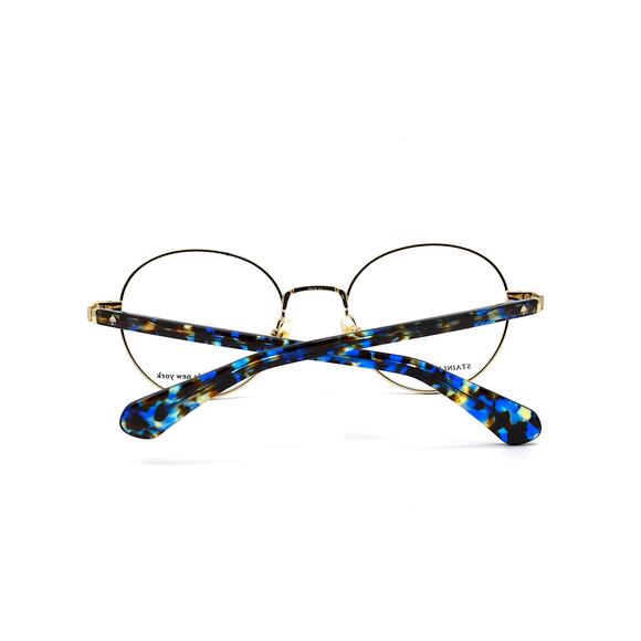 NEW KATE SPADE MARCIANN LKS BLUE GOLD AUTHENTIC EYEGLASSES FRAME - Picture 10 of 12